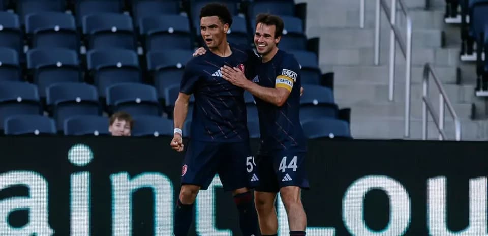 Celebrating players during Minnesota United II match
