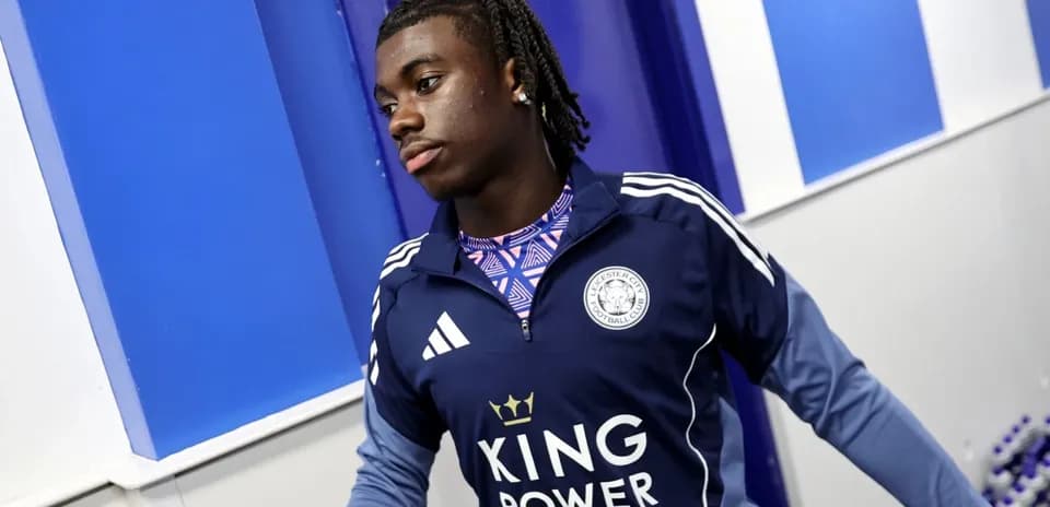 Player walking in Leicester City training facility