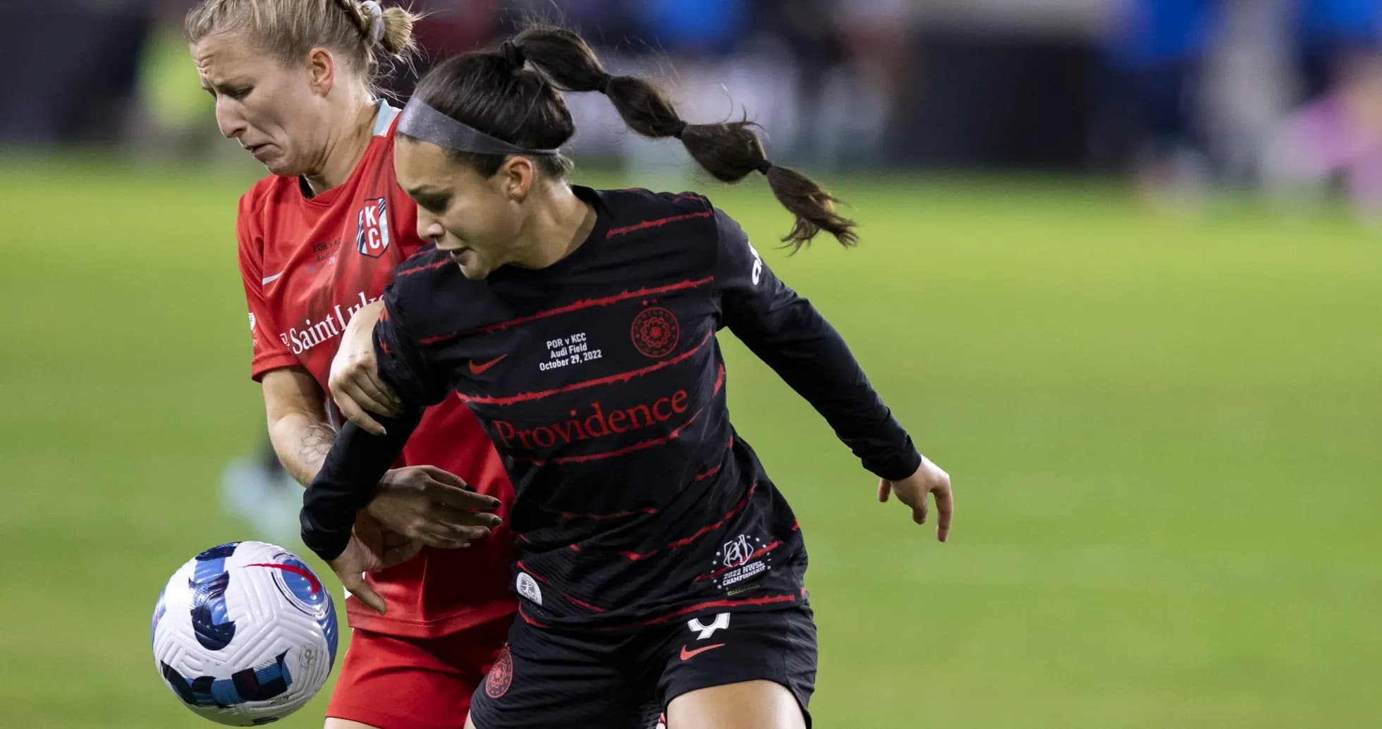 Kansas City vs Portland Thorns match action
