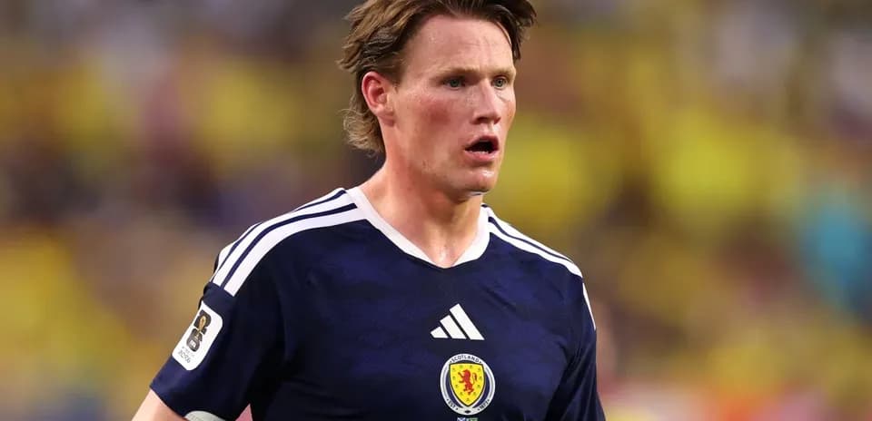 Scottish player during a football match