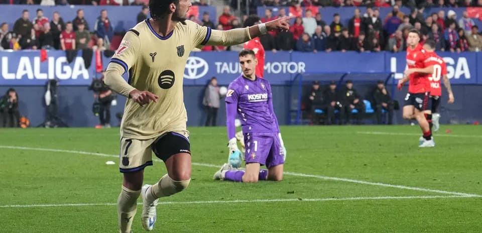 Player celebrating after scoring during Levante match