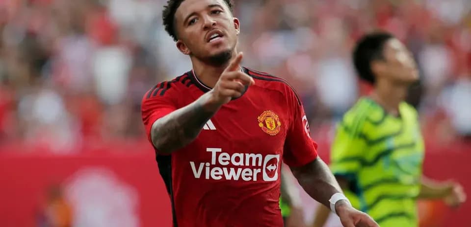 Player celebrating during a football match