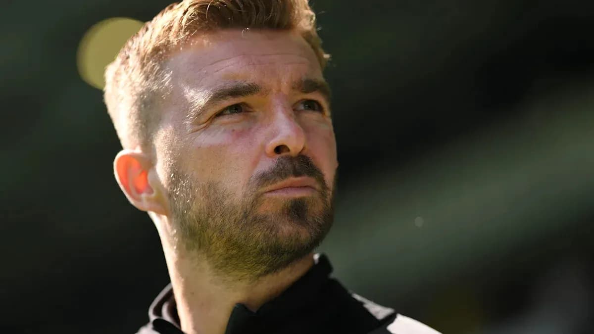 Coach looking thoughtfully during training session
