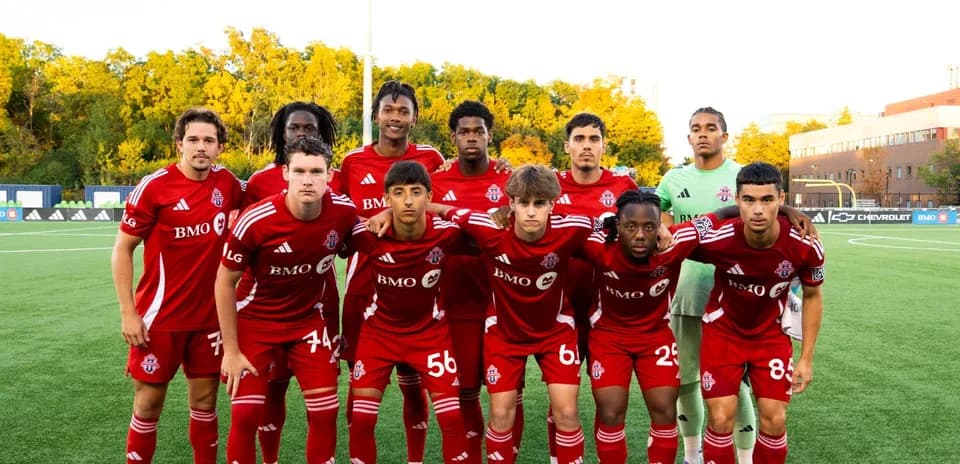 Toronto FC II team photo before match
