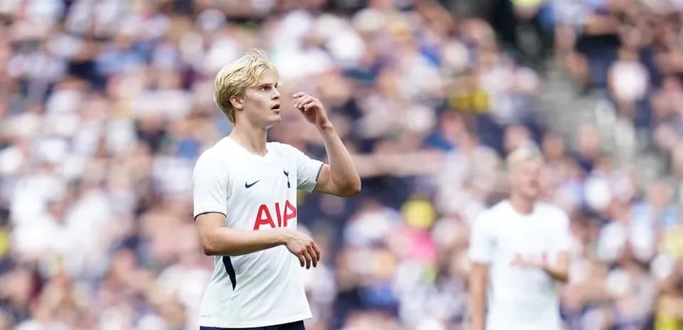 Player in Tottenham kit during a match