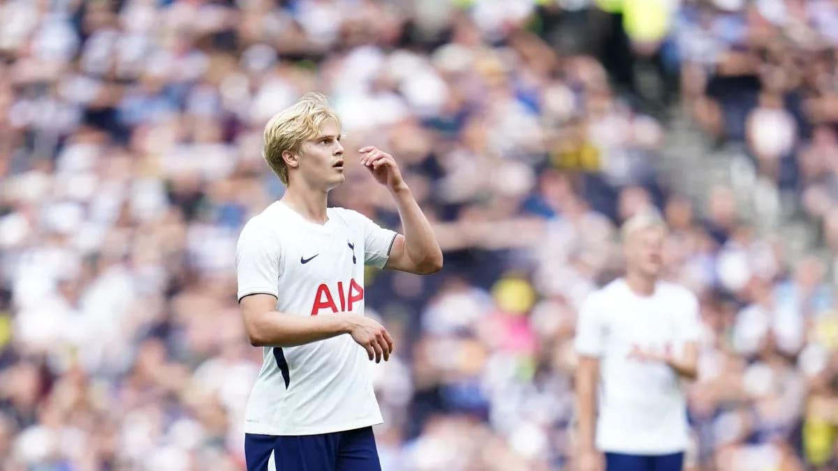 Player in Tottenham kit during a match