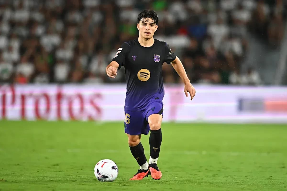 Player dribbling the ball during a soccer match