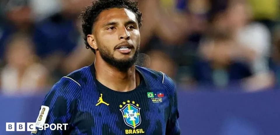 Player in Brazil jersey during a match