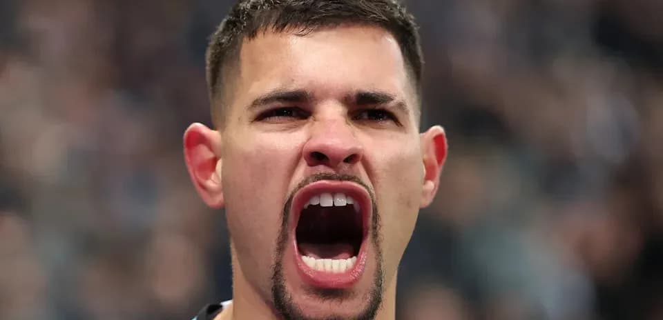 Player shouting during a sports event