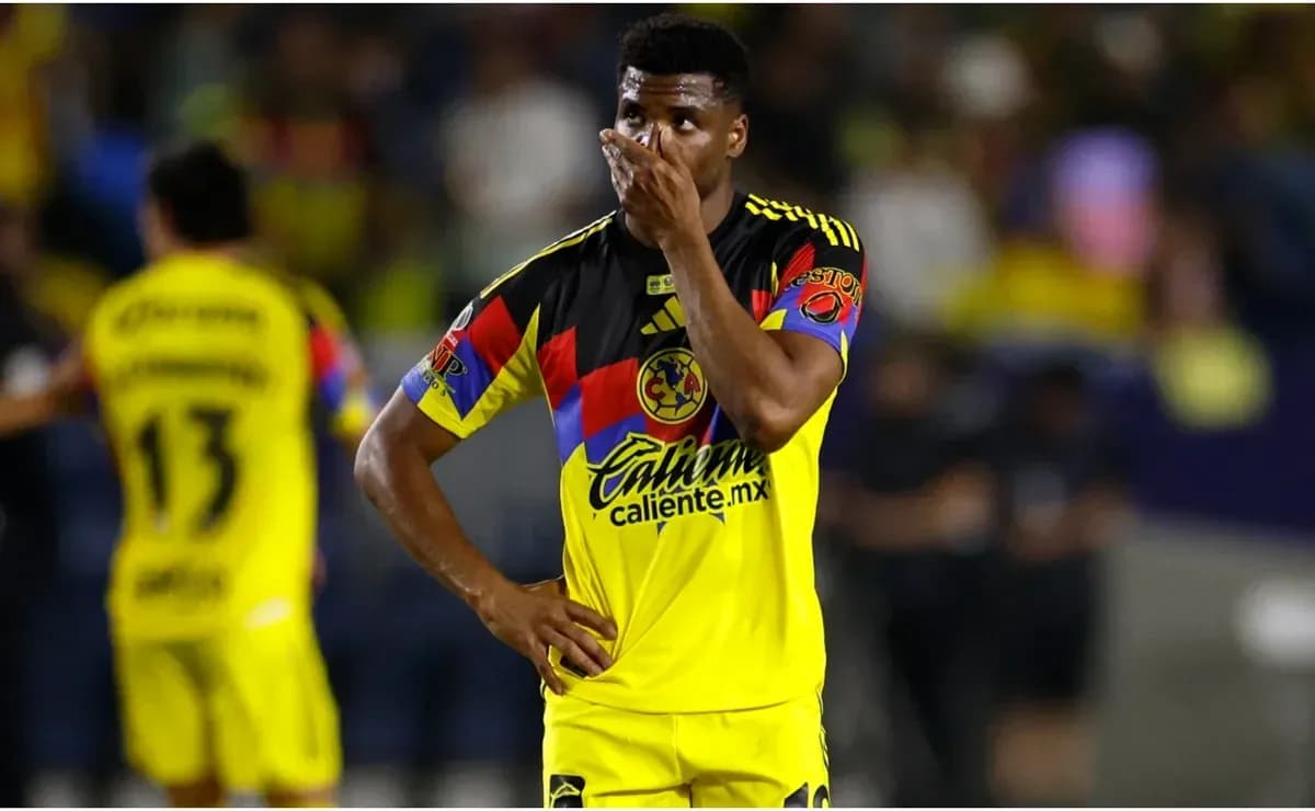 Club America player during Liga MX match