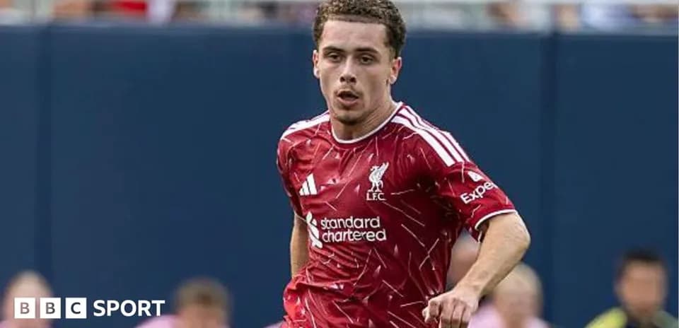 Player running during Liverpool FC match