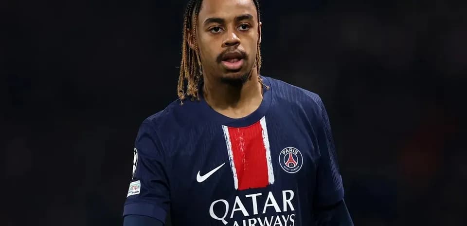 Player wearing PSG jersey on the field