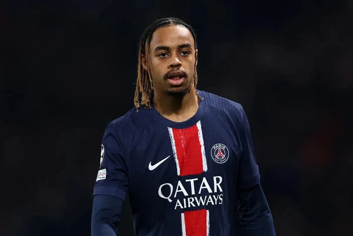 Player wearing PSG jersey on the field