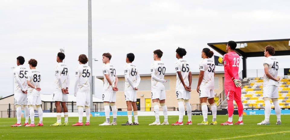Los Angeles FC II players lined up for match