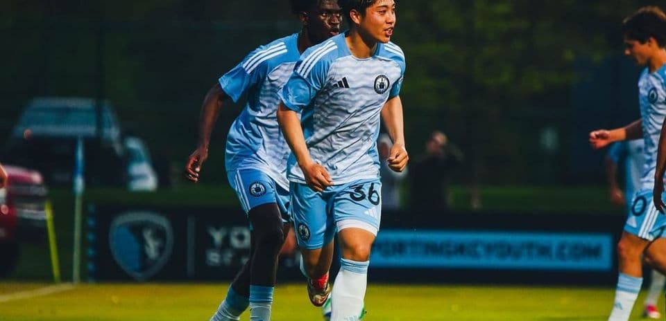Player celebrating during Vancouver Whitecaps II match