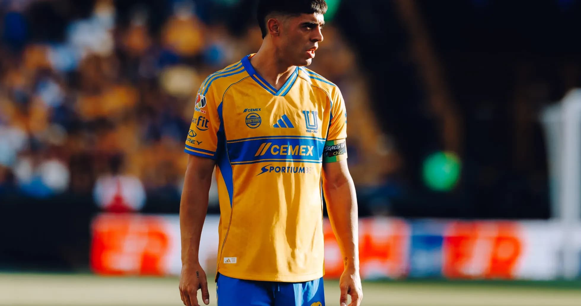 Tigres UANL player on the field during match
