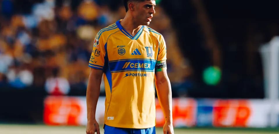 Tigres UANL player on the field during match