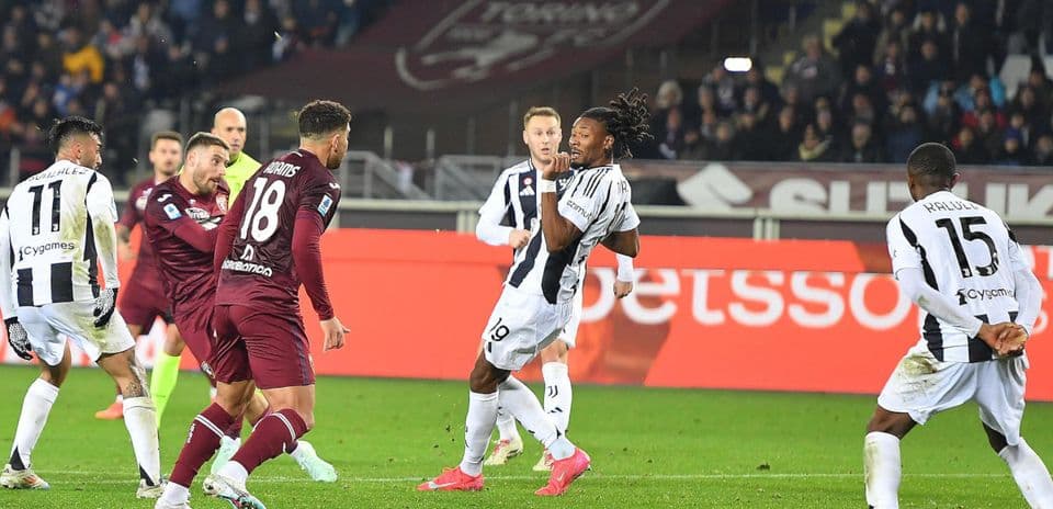 Torino vs Juventus Serie A match action