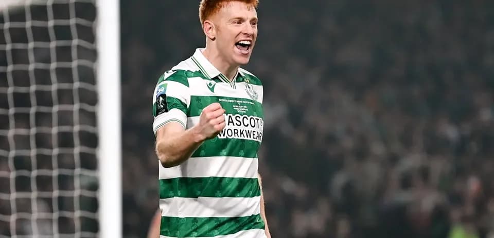 Player celebrating after scoring a goal during match