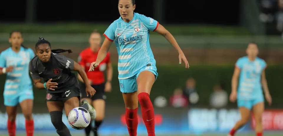 Chicago Red Stars player in action during match