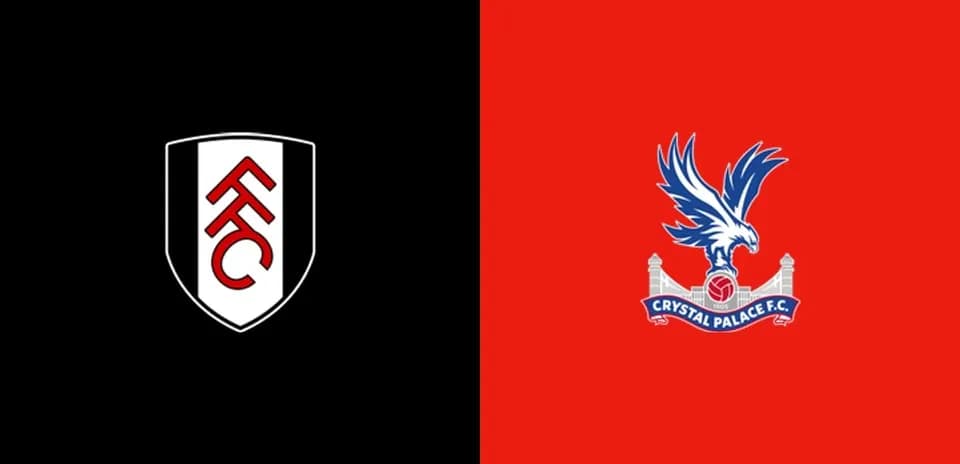 Logos of Fulham and Crystal Palace F.C.