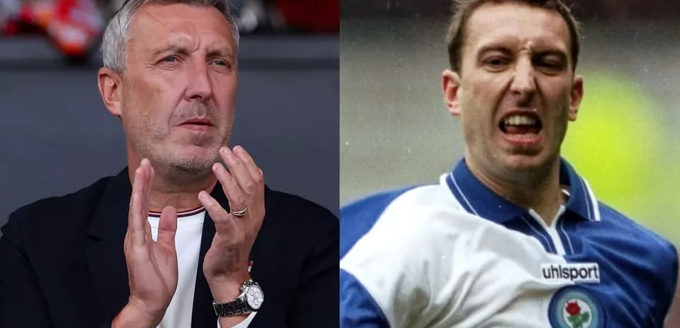 Split image of a current manager and past player