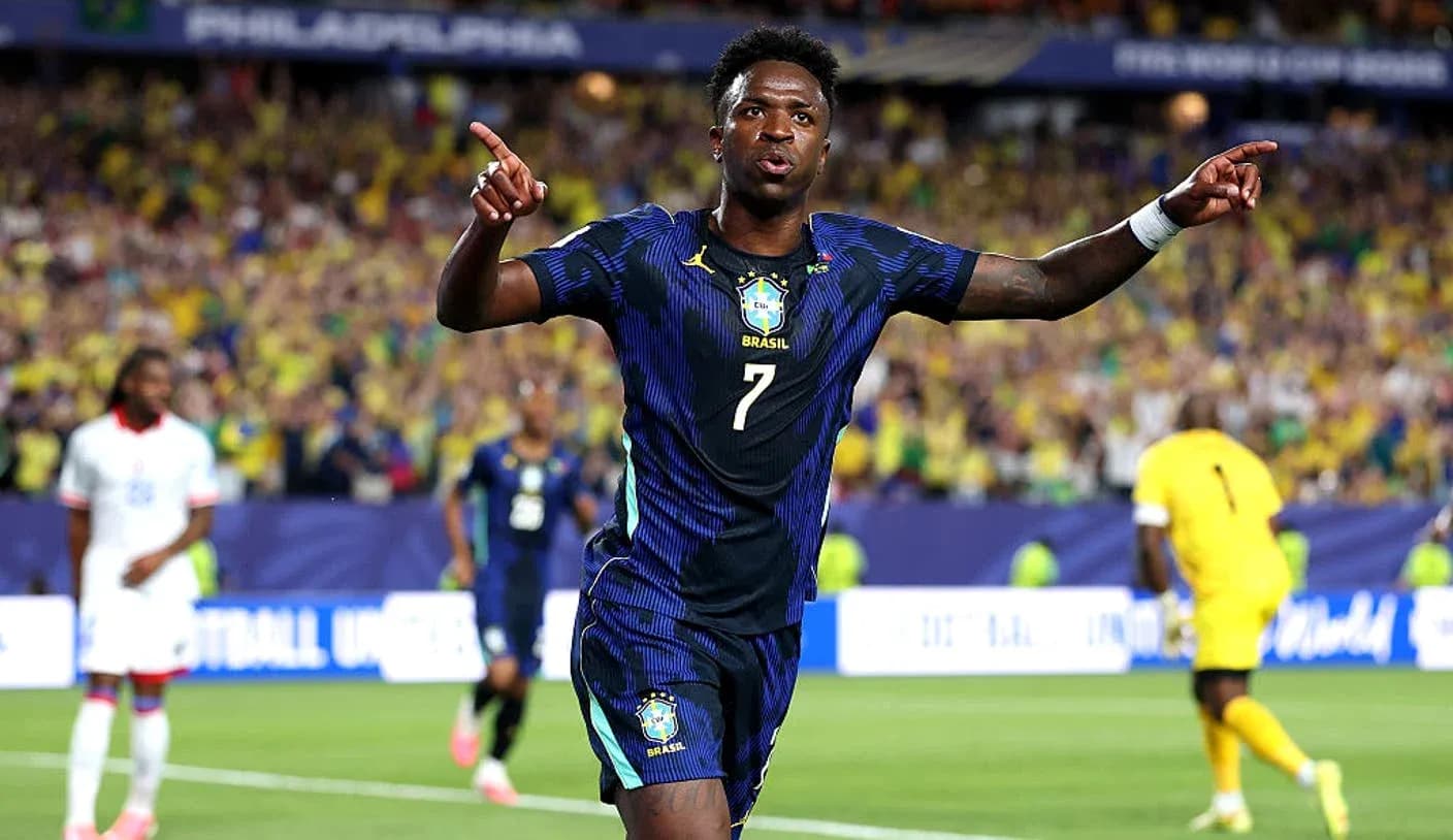 Player celebrating goal during a football match