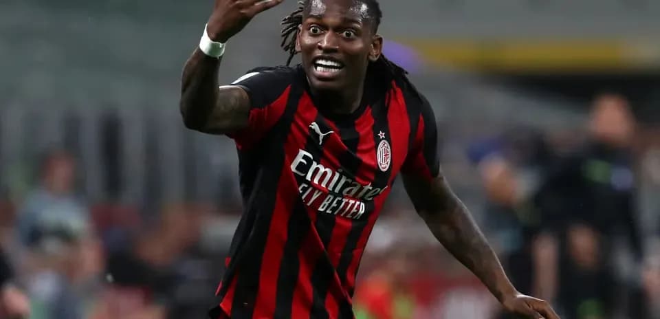 Player gesturing during a football match