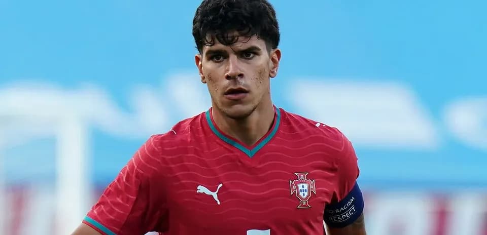 Player wearing Portugal kit during a match