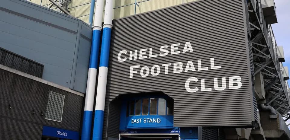 Chelsea Football Club East Stand entrance view