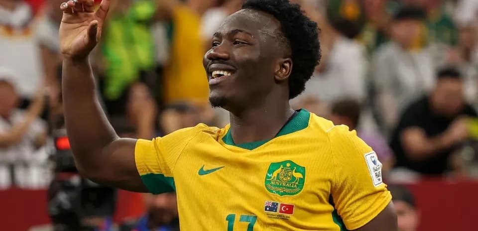 Player celebrating after scoring during match
