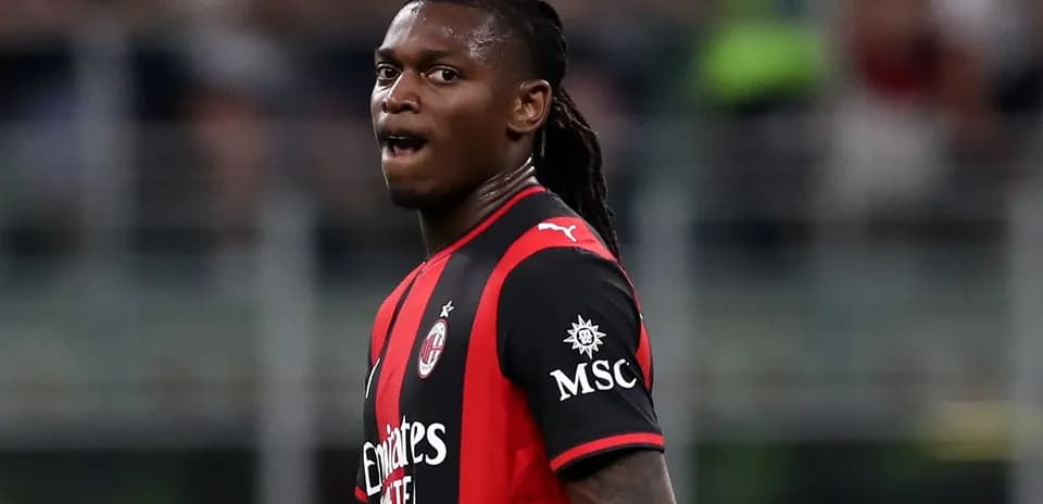 AC Milan player on the pitch during match