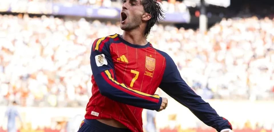 Player celebrating a goal during a match
