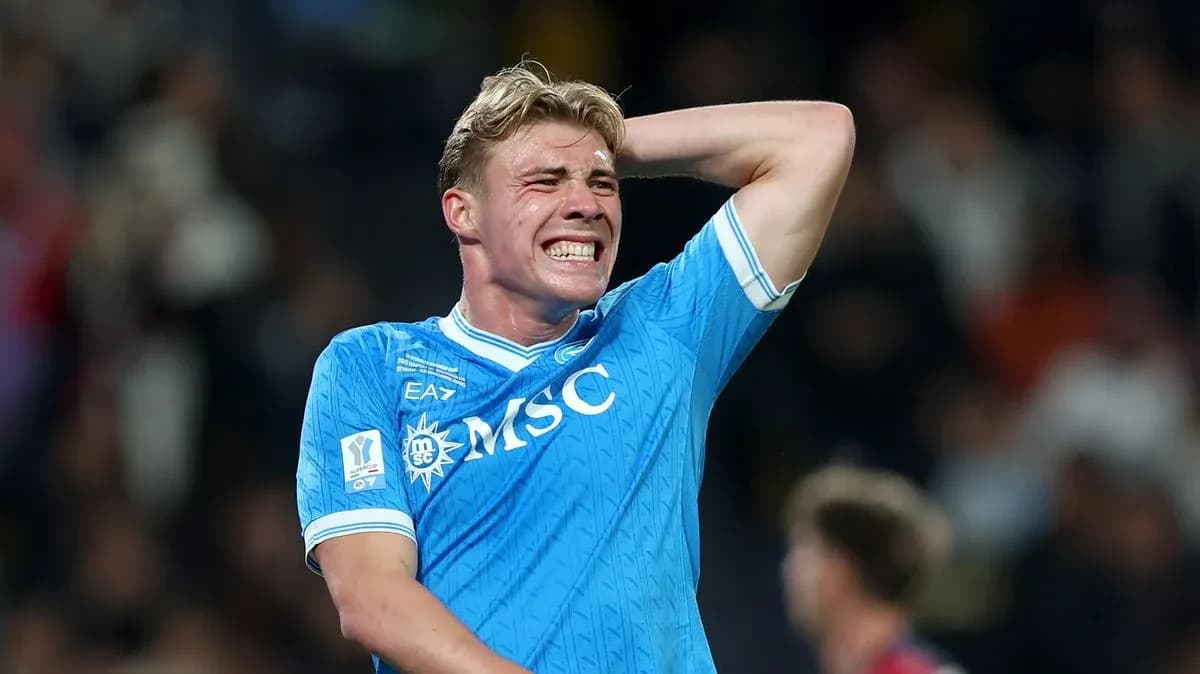 Player in blue jersey reacting during match