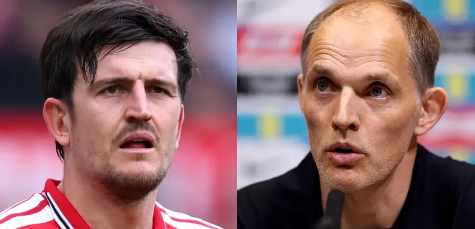 Split image of player and manager during event