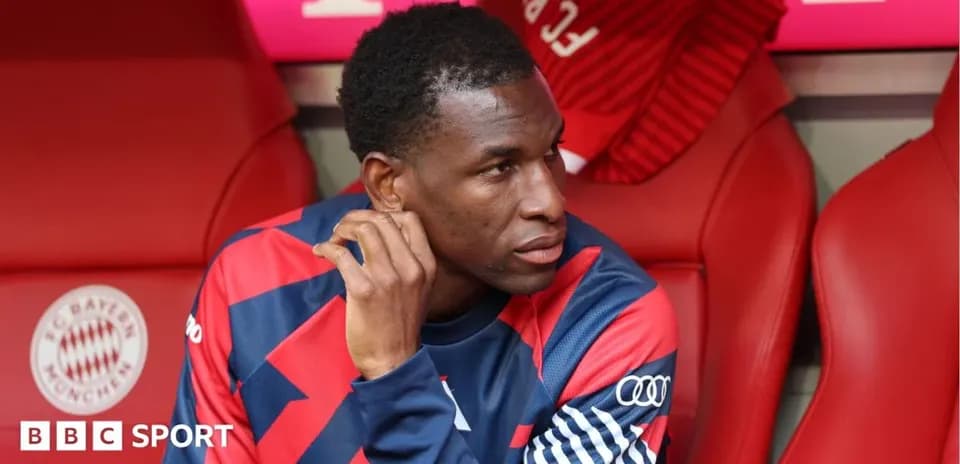 Player sitting on the bench during match