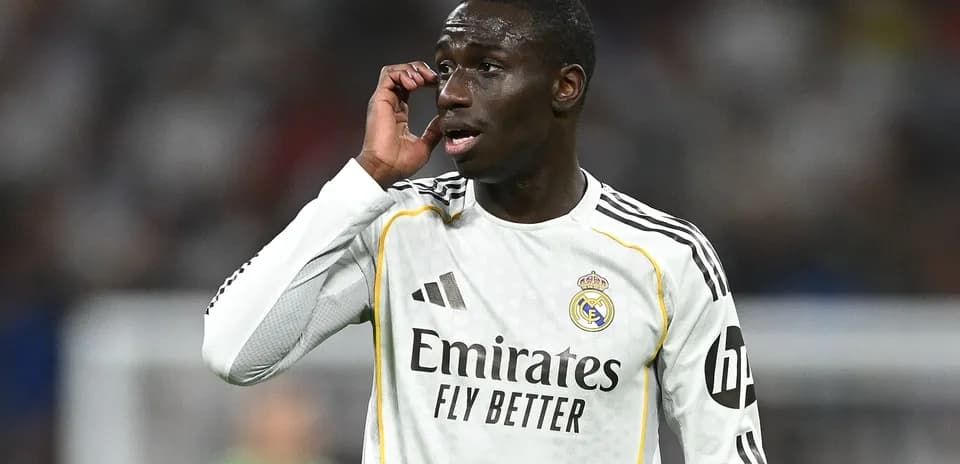 Player communicating during a football match