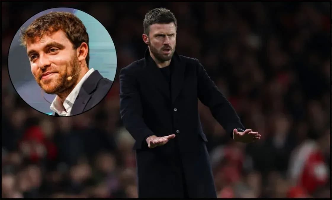 Coach gesturing during a football match on the sideline