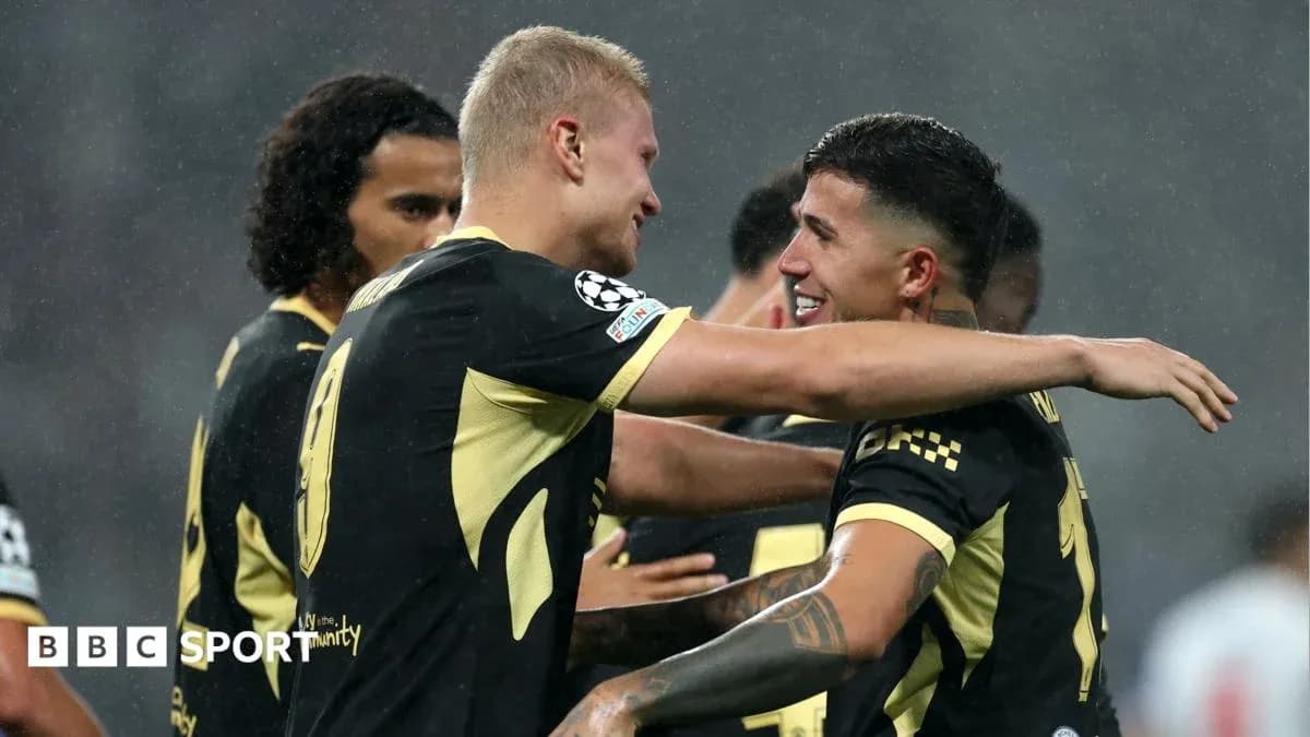 Players celebrating after scoring a goal together