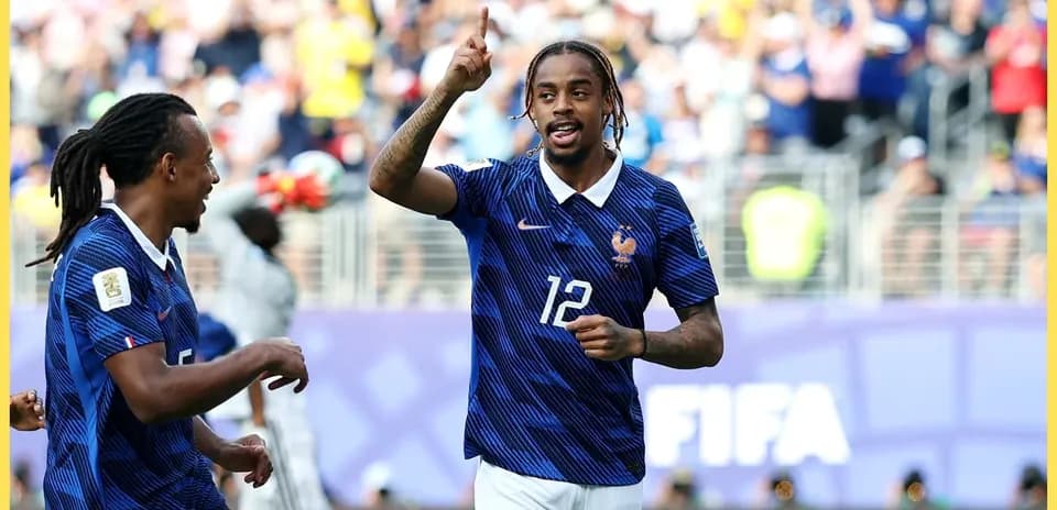 Player celebrating goal with teammate during match