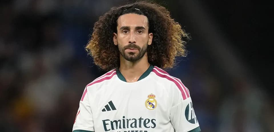 Player in Real Madrid kit during match