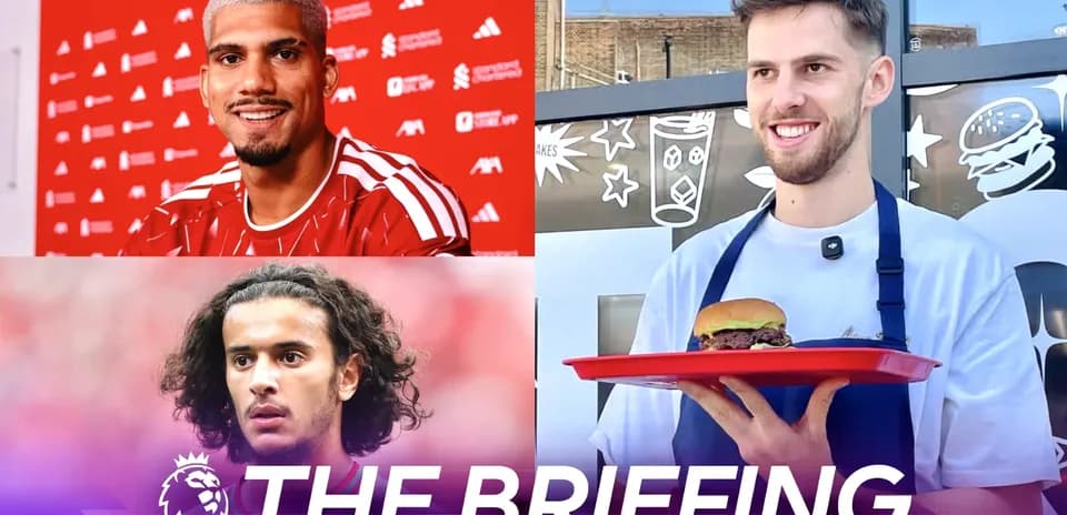 Three football players featured in promotional segment