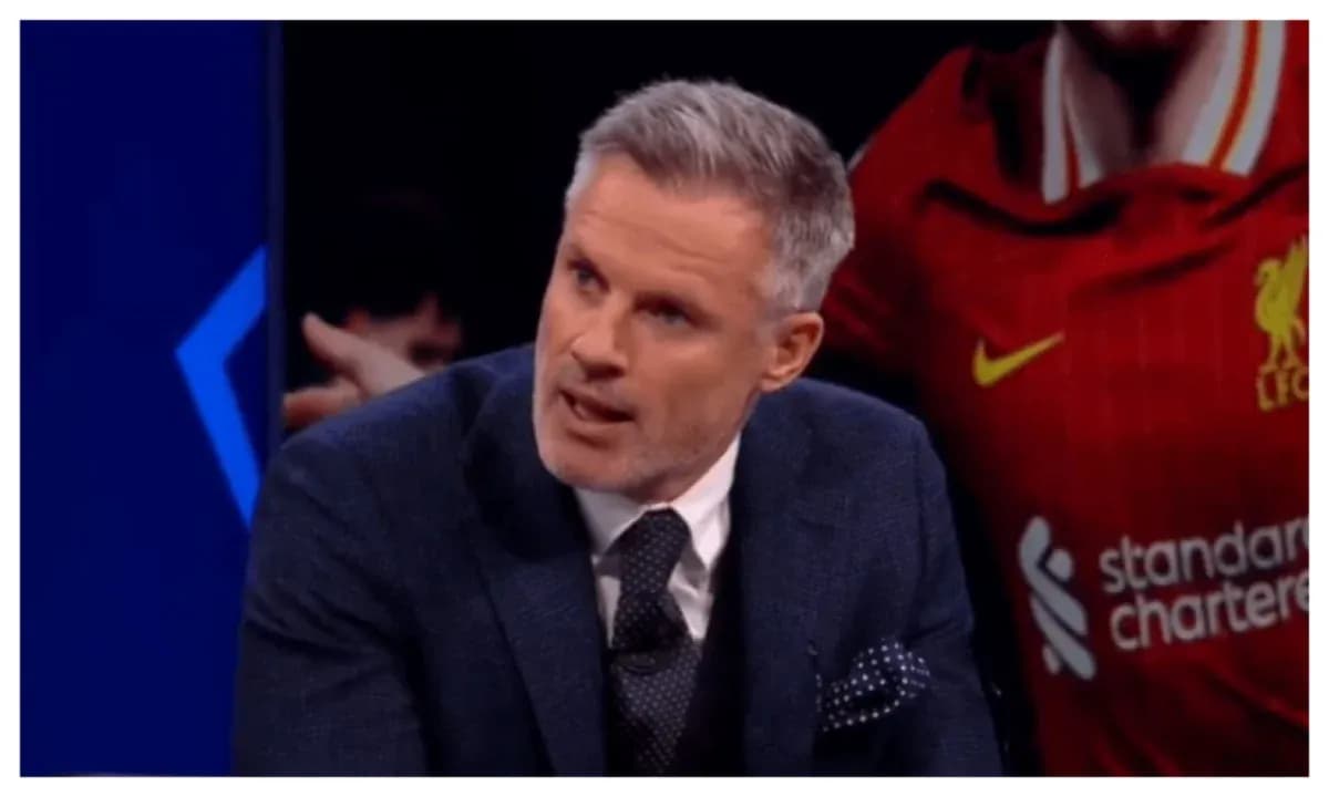 Analyst discussing football on television set