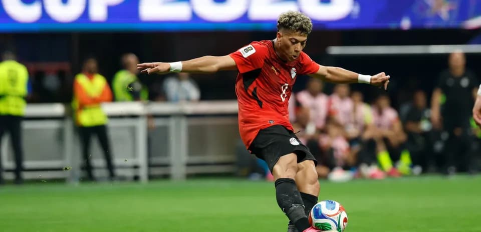 Player kicking ball during 2026 World Cup match
