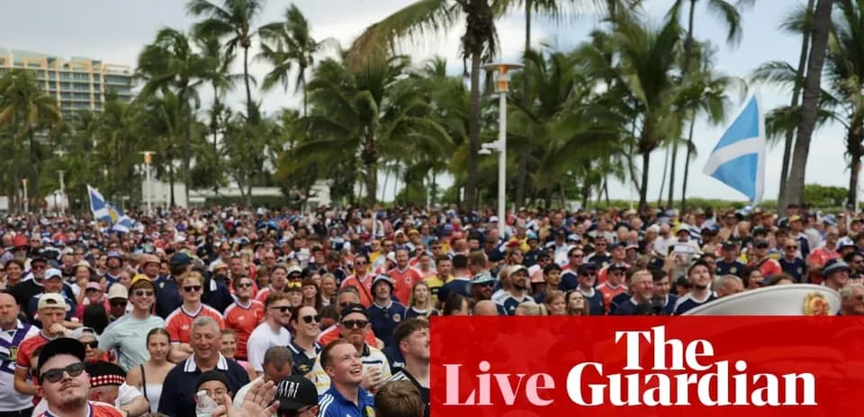 Large crowd of fans gathered at outdoor event