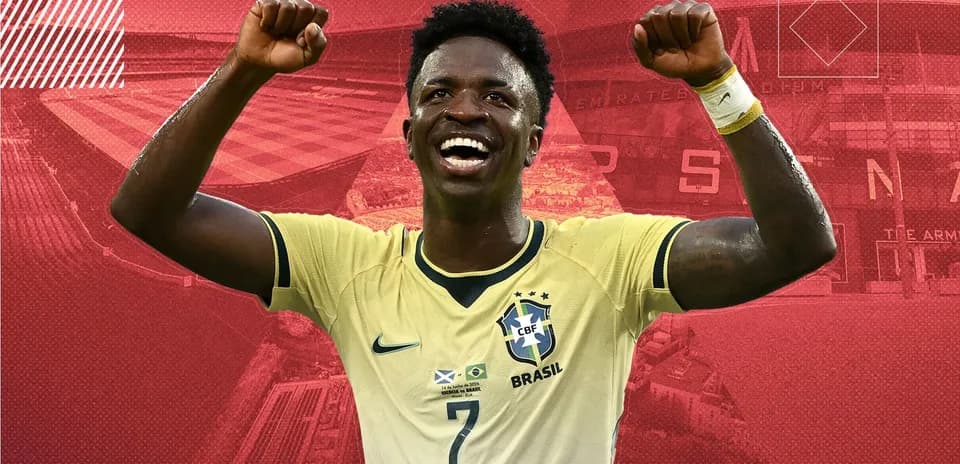 Player celebrating victory in Brazil national team jersey