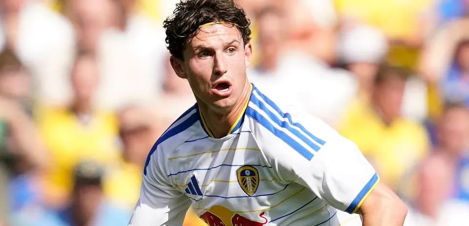 Player in Leeds United kit during a match