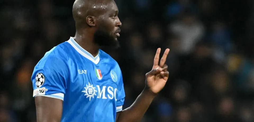 Player celebrating with a peace sign on field