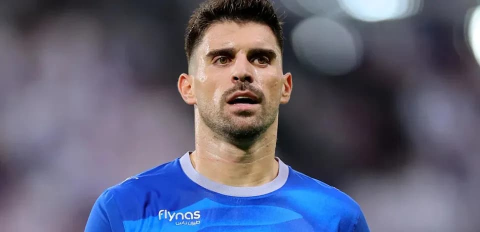 Player in blue jersey during a match