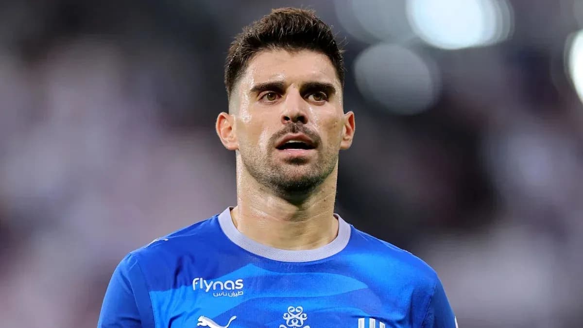 Player in blue jersey during a match